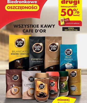 Biedronka WSZYSTKIE KAWY CAFE D'OR oferta