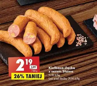 Biedronka Kiełbasa śląska z serem Sława 100g oferta