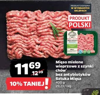 Netto Mięso mielone wieprzowe z szynki sztuka mięsa oferta
