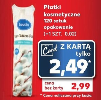Kaufland Płatki kosmetyczne 120 sztuk oferta