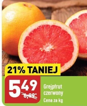 ALDI Grejpfrut czerwony 1kg oferta