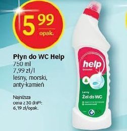 Delikatesy Centrum Płyn do wc help 750ml oferta