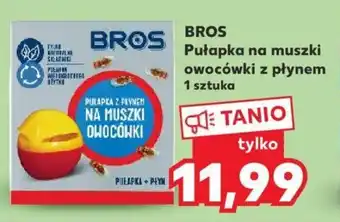 Kaufland BROS Pułapka na muszki owocówki z płynem 1 sztuka oferta