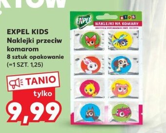 EXPEL KIDS Naklejki przeciw komarom 8szt.