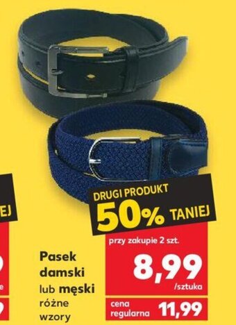 Kaufland Pasek damski lub męski oferta
