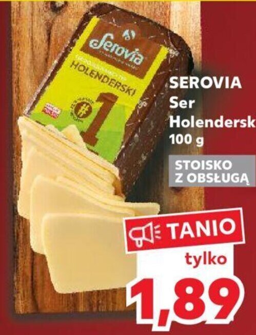 Kaufland Serovia Ser Holenderski 100 g oferta