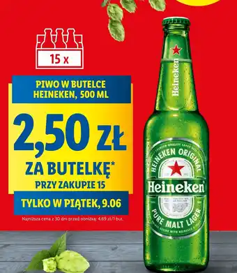 Lidl HEINEKEN PIWO W BUTELCE , 500 ML oferta