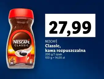 Lidl NESCAFÉ Classic, kawa rozpuszczalna oferta