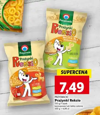 Lidl Przysnacki Prażynki reksio 150g oferta