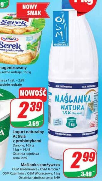 Dino Maślanka naturalna włoszczowa oferta