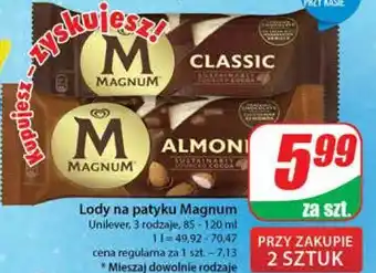 Dino Lód almond algida magnum oferta