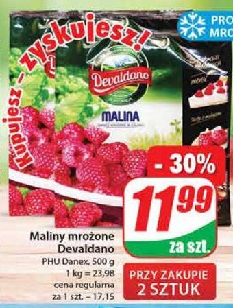 Dino Maliny mrożone devaldano oferta