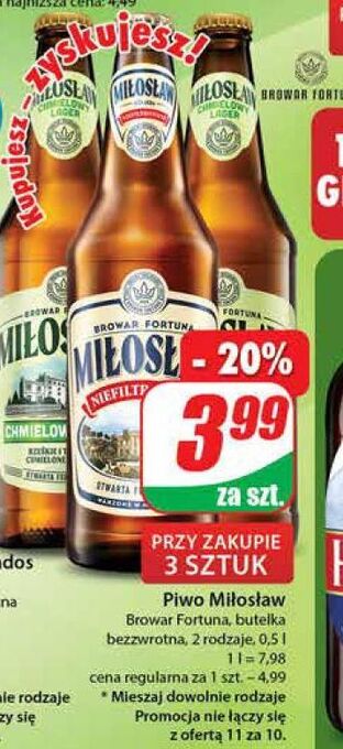 Dino Piwo miłosław niefiltrowane oferta