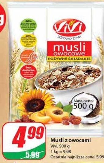 Dino Musli owocowe vivi oferta