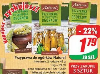 Dino Przyprawa do ogórków kwaszonych natural oferta