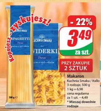 Dino Makaron świderki kuchnia smaku oferta