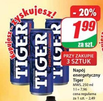 Dino Napój niegazowany tiger energy oferta