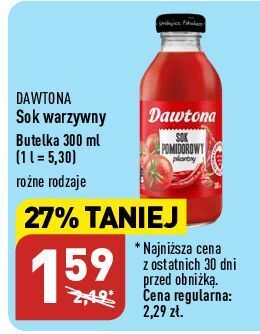 ALDI Dawtona Sok pomidorowy pikantny 300ml oferta