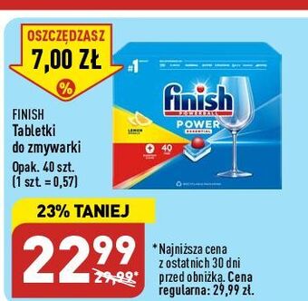 ALDI Tabletki do zmywarek lemon finish power essential oferta