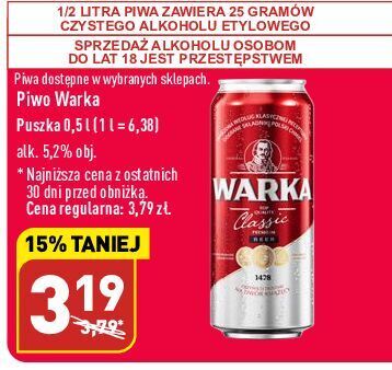 ALDI Piwo warka oferta