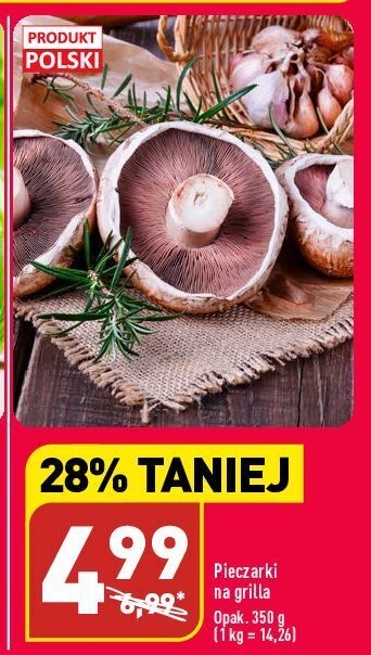 ALDI Pieczarki na grilla oferta