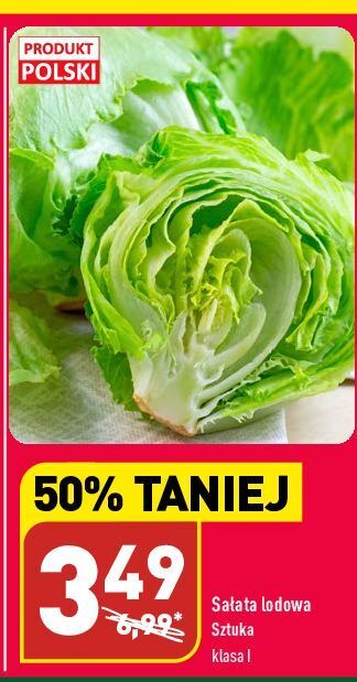 ALDI Sałata lodowa Sztuka oferta
