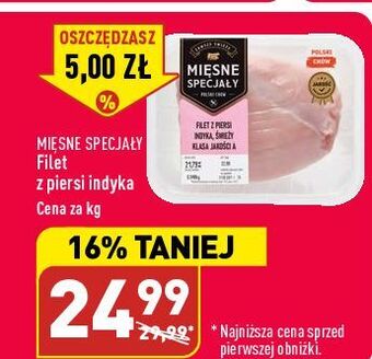 ALDI Filet z piersi indyka mięsne specjały zawsze świeże (aldi) oferta