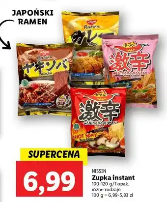 Lidl Zupa ramen różowa nissin oferta