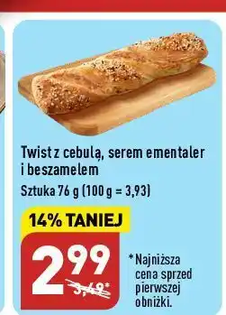 ALDI Twist z cebulą serem ementaler i beszamelem oferta