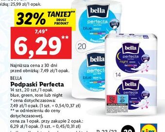 Lidl Podpaski bella perfecta ultra blue oferta