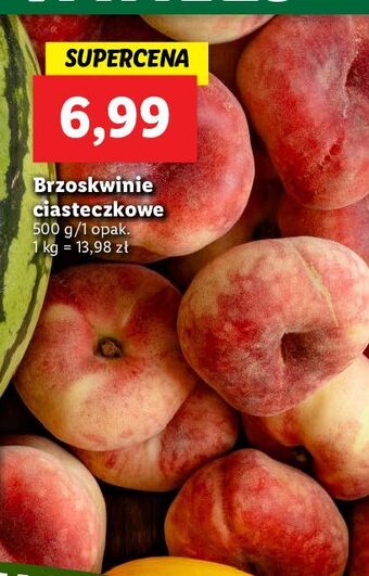 Lidl Brzoskwinie ciasteczkowe oferta