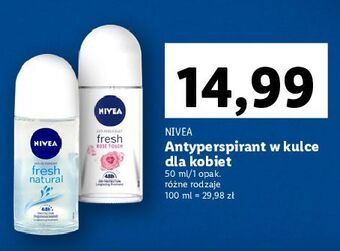 Lidl Dezodorant nivea fresh rose touch oferta