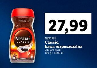 Lidl Kawa nescafe classic oferta
