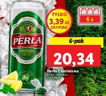Lidl Piwo perła chmielowa oferta