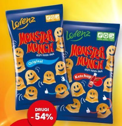 Żabka Chrupki ketchupowe lorenz monster munch oferta