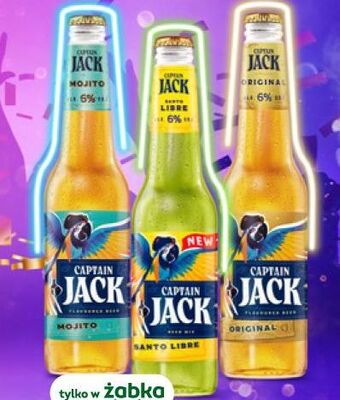 Żabka Piwo captain jack oferta