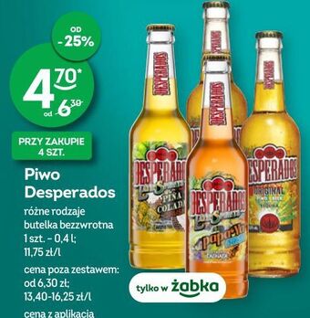 Żabka Piwo desperados oferta