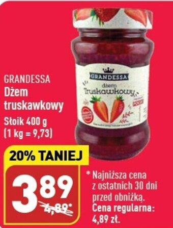 ALDI GRANDESSA Dżem truskawkowy 400g oferta
