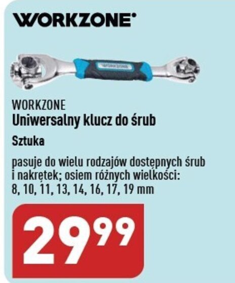 ALDI WORKZONE Uniwersalny klucz do śrub oferta