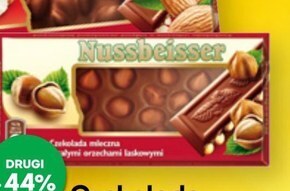 Żabka Nussbeisser czekolada mleczna z całymi orzechami laskowymi 100 g oferta