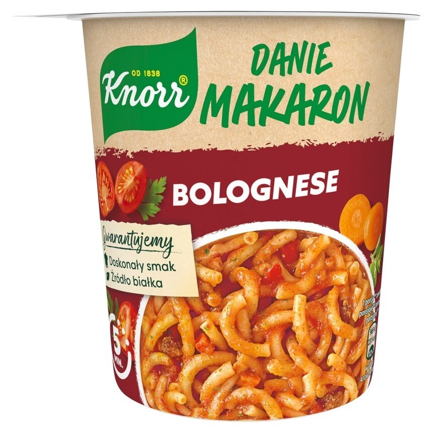 Społem Szczecin Knorr danie makaron bolognese 60 g oferta