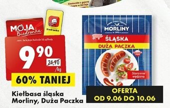 Biedronka Kiełbasa śląska Morliny, Duża Paczka 1kg oferta