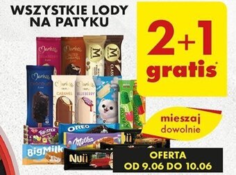 Biedronka WSZYSTKIE LODY NA PATYKU oferta