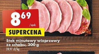 Biedronka Stek minutowy wieprzowy ze schabu, 300 g oferta