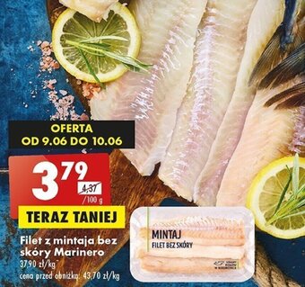 Biedronka Filet z mintaja bez skóry Marinero, 100 g oferta