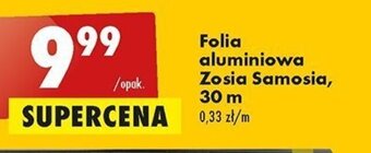 Biedronka Folia aluminiowa Zosia Samosia, 30 m oferta
