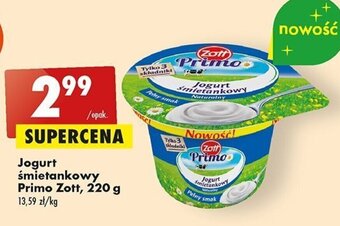 Biedronka Jogurt śmietankowy Primo Zott, 220 g oferta