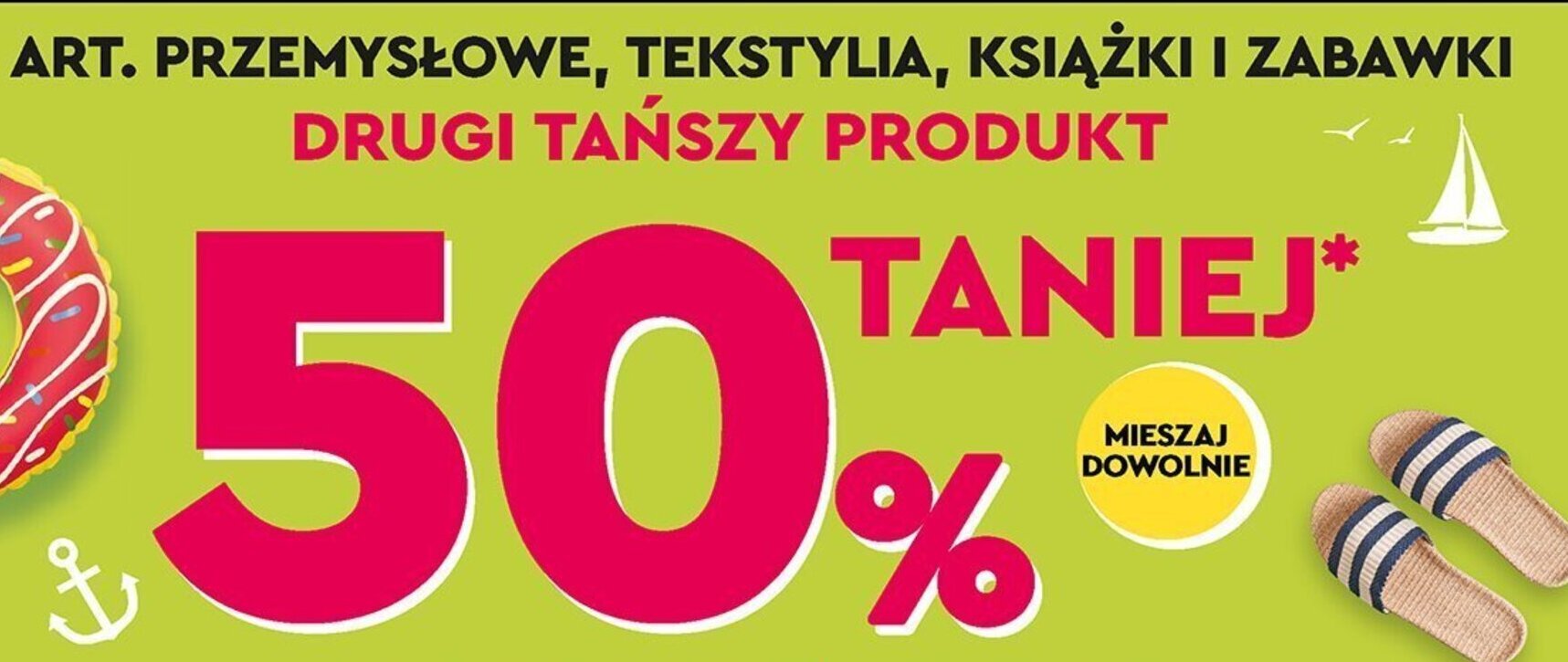 Biedronka ART. PRZEMYSŁOWE, TEKSTYLIA, KSIĄŻKI I ZABAWKI oferta