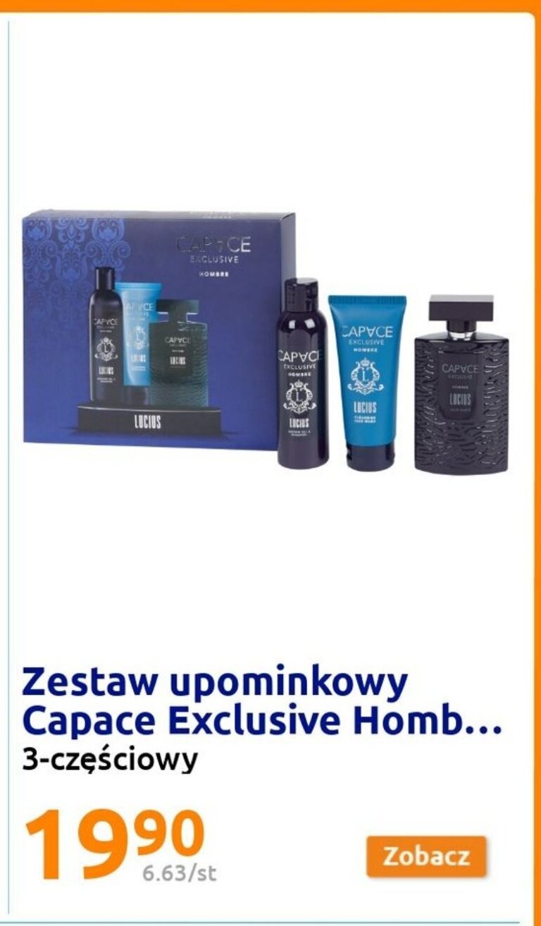Action Capace Zestaw upominkowy Exclusive Homb... 3-częściowy oferta