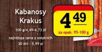 Gram Market Kabanosy Krakus oferta